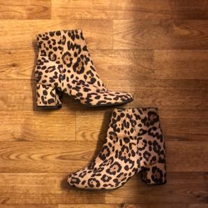 Cheetah print boots
